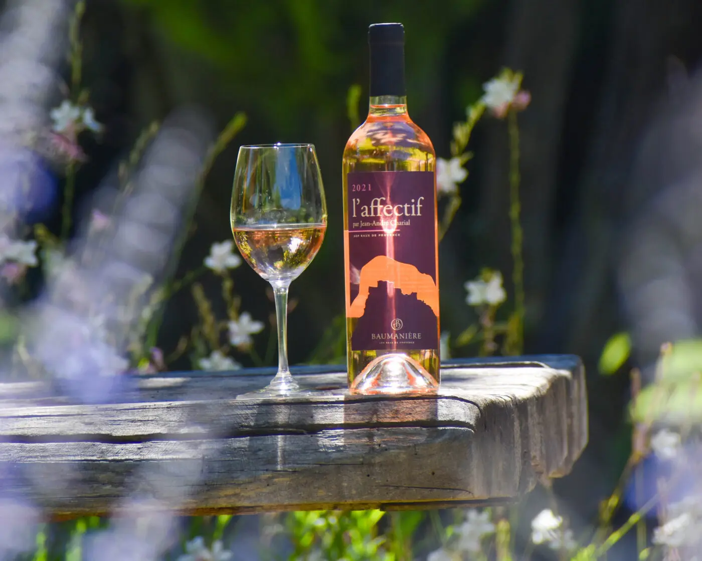 Vins Rosé Affectif IGP Alpilles - Jean-André Charial - Baumanière Les Baux-de-Provence