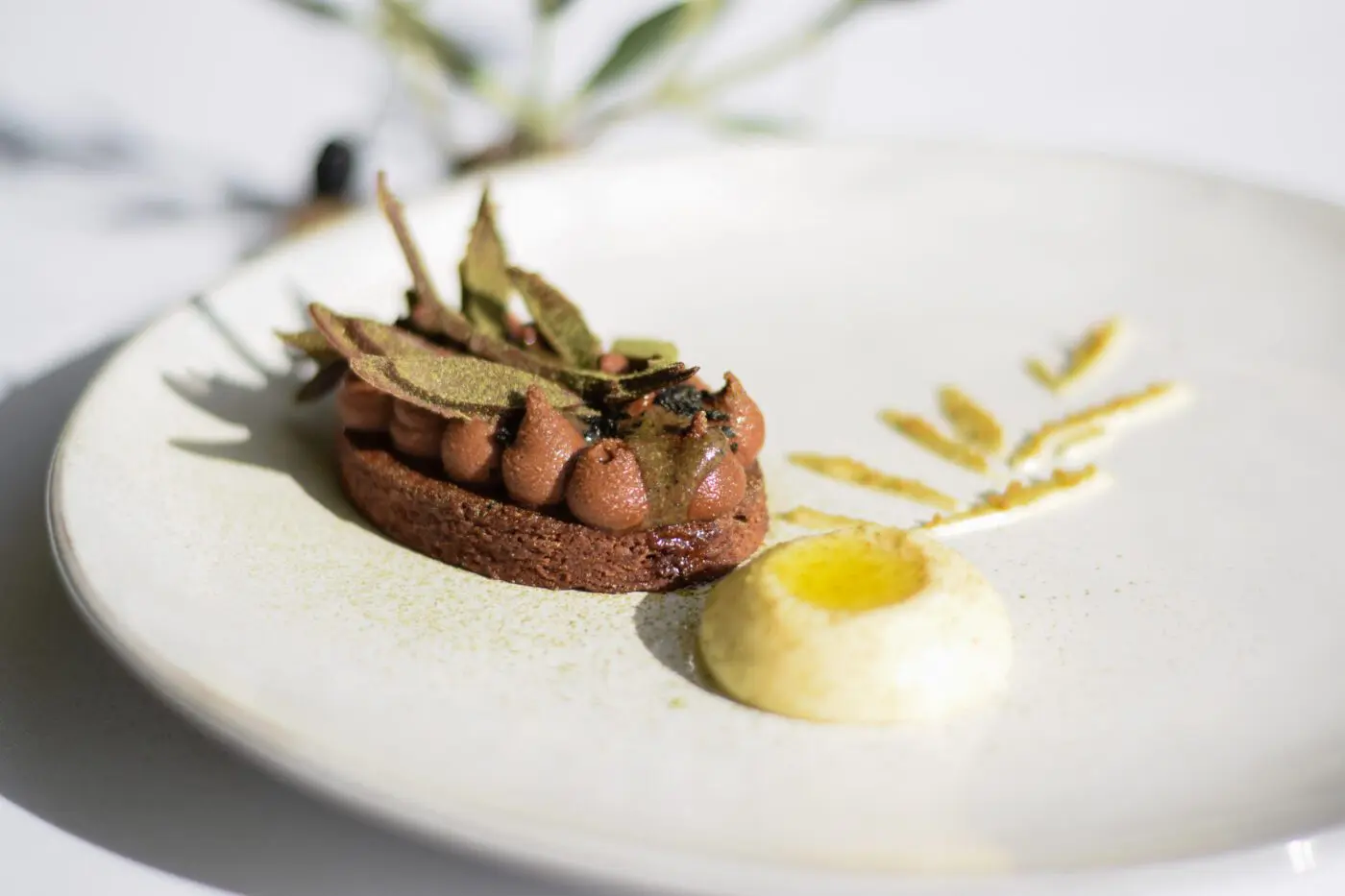 Dessert choco huile d'olive La Cabro d'Or