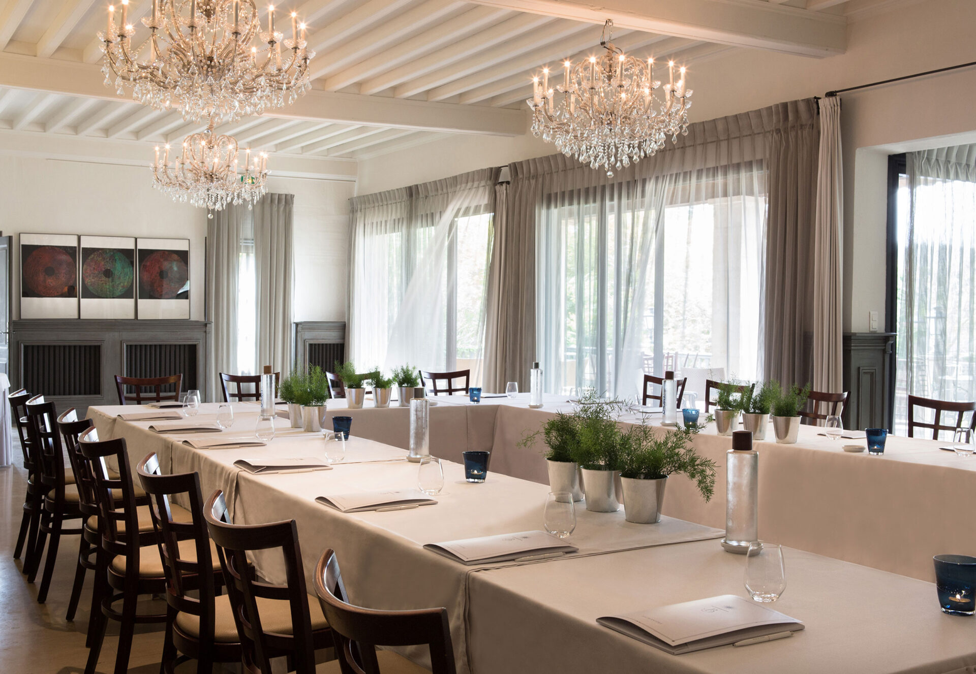 Salle Louis XV - Hôtel de luxe 5 étoiles – Baumanière Les Baux-de-Provence