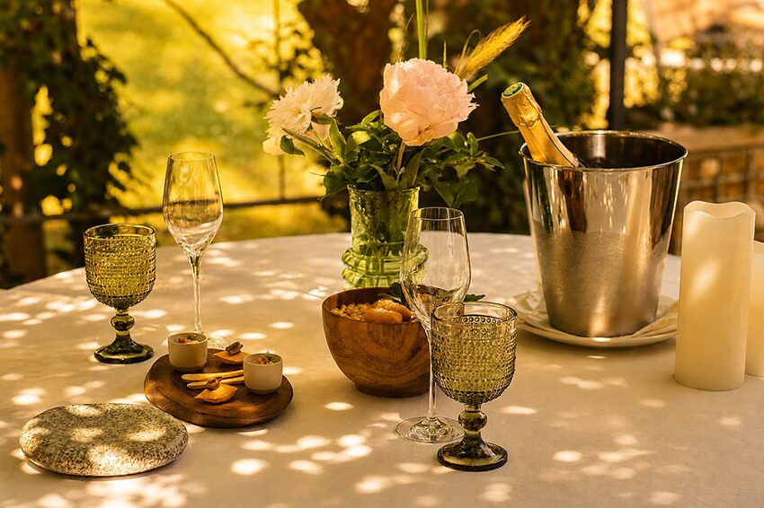 Apéritif romantique Baumaniere BD